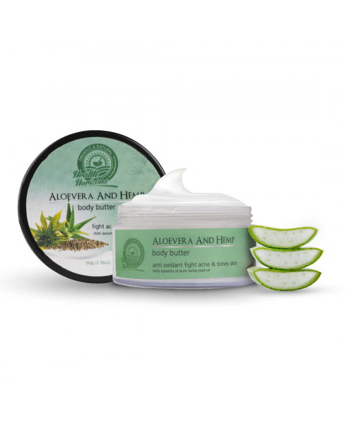 Health Horizons Aloe vera and Hemp Body Butter Cream 50 gm