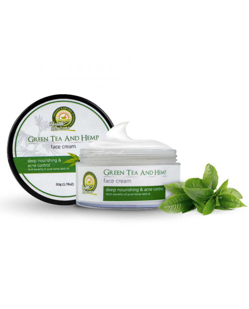 Health Horizons Green Tea and Hemp Face Cream 50 gm