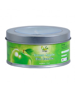 Vedagiri Green Apple Tin Candle 110gm